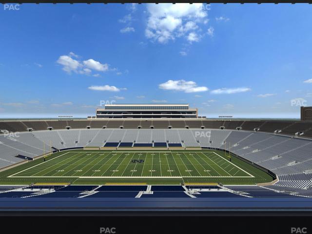 Notre Dame Stadium - Section Duncan Club 727 Seat View