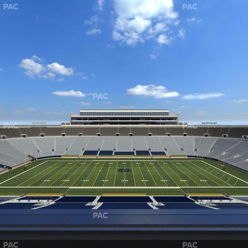 Notre Dame Stadium - Section Duncan Club 728 Seat View