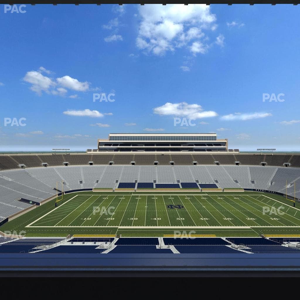 Notre Dame Stadium - Section Duncan Club 729 Seat View