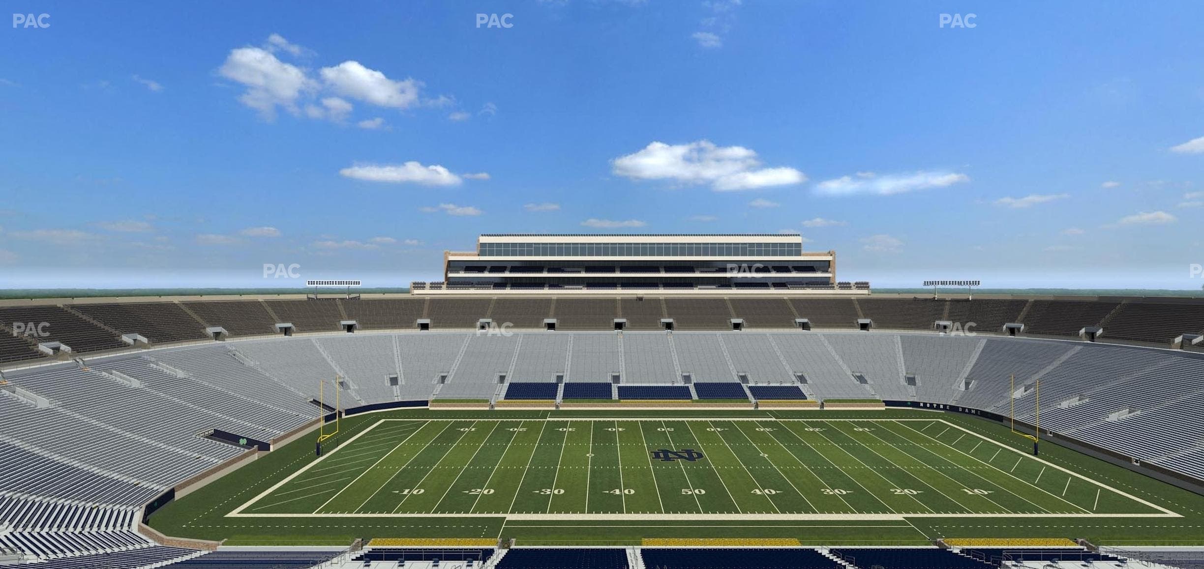 Notre Dame Stadium - Section Duncan Club 729 Seat View