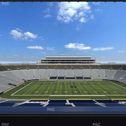 Notre Dame Stadium - Section Duncan Club 729 Seat View