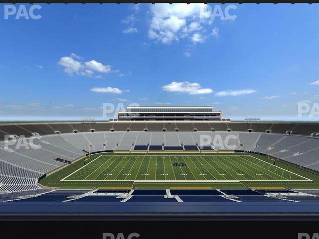 Notre Dame Stadium - Section Duncan Club 729 Seat View