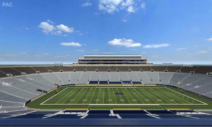 Notre Dame Stadium - Section Duncan Club 729 Seat View