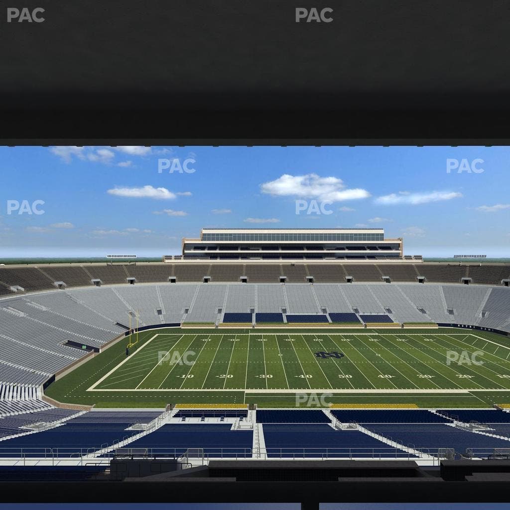 Notre Dame Stadium - Section Duncan Club 730 Seat View