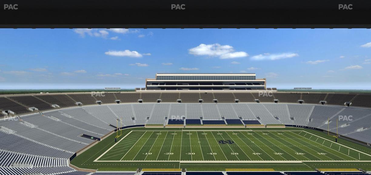 Notre Dame Stadium - Section Duncan Club 730 Seat View