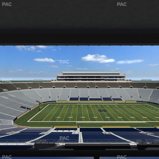 Notre Dame Stadium - Section Duncan Club 730 Seat View