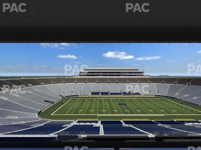 Notre Dame Stadium - Section Duncan Club 730 Seat View