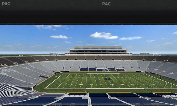 Notre Dame Stadium - Section Duncan Club 730 Seat View