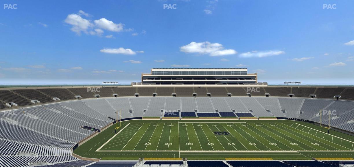 Notre Dame Stadium - Section Duncan Club 730 Seat View