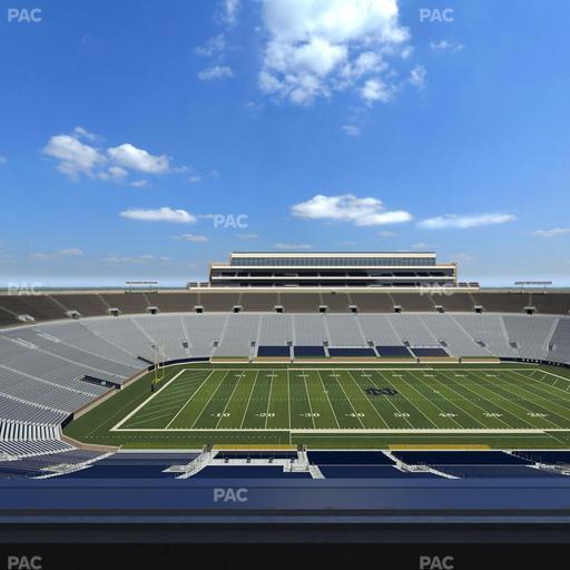 Notre Dame Stadium - Section Duncan Club 730 Seat View