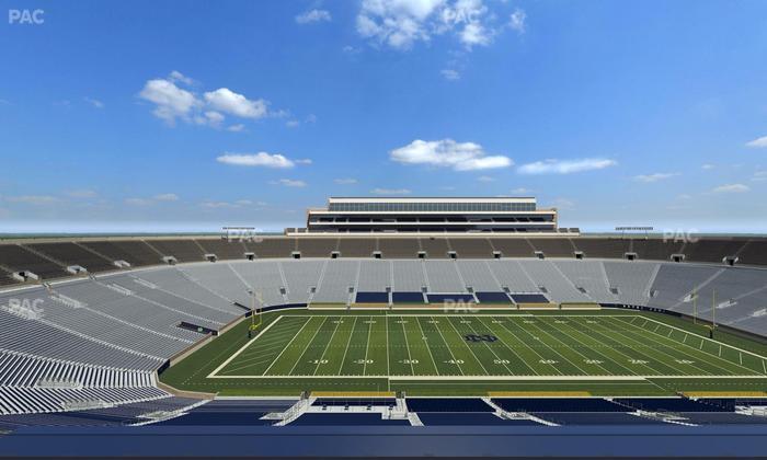 Notre Dame Stadium - Section Duncan Club 730 Seat View
