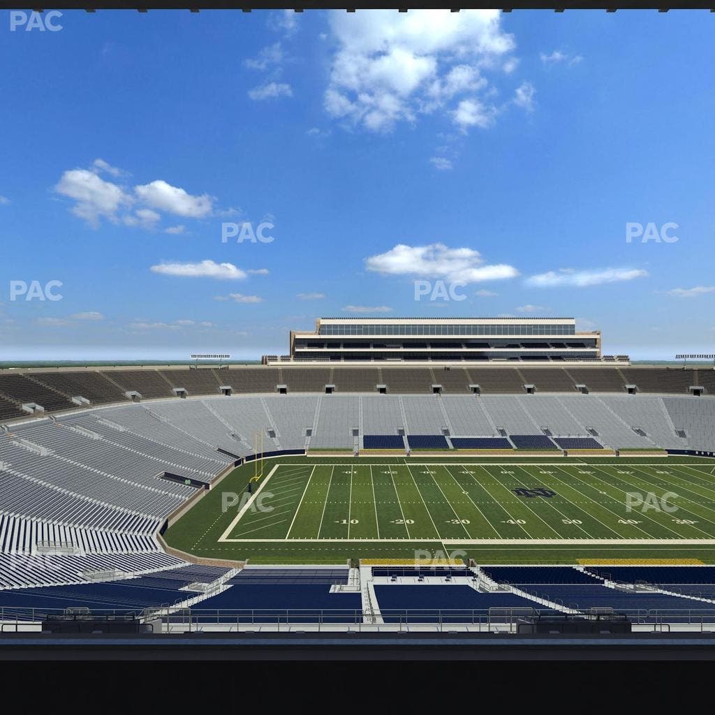 Notre Dame Stadium - Section Duncan Club 731 Seat View