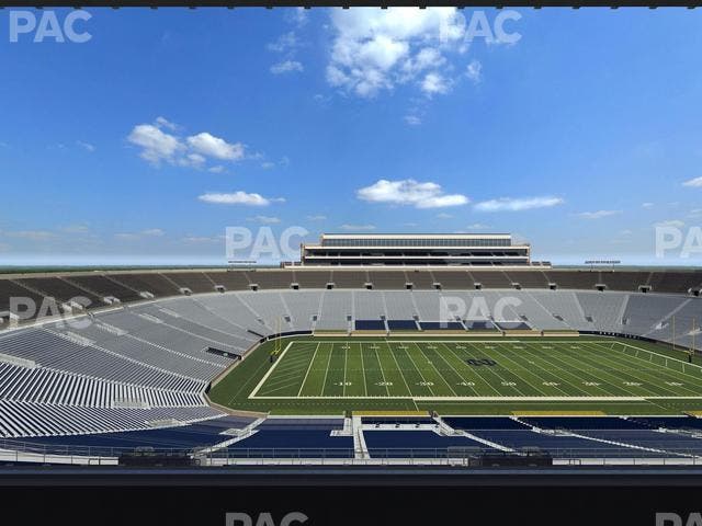 Notre Dame Stadium - Section Duncan Club 731 Seat View