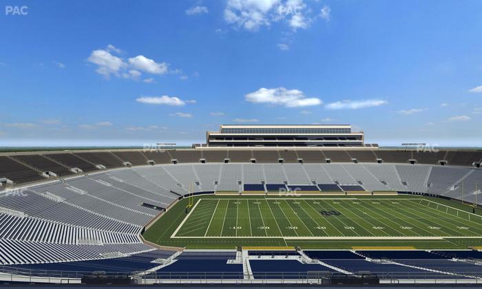 Notre Dame Stadium - Section Duncan Club 731 Seat View