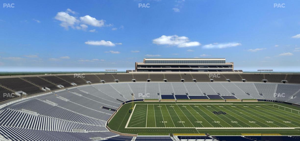 Notre Dame Stadium - Section Duncan Club 732 Seat View