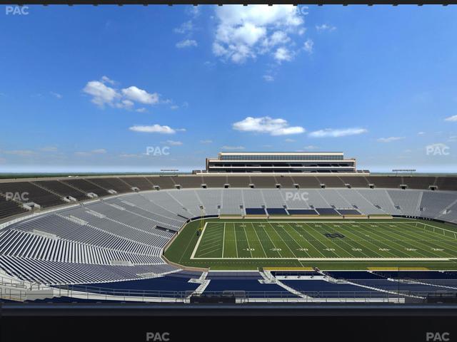 Notre Dame Stadium - Section Duncan Club 732 Seat View