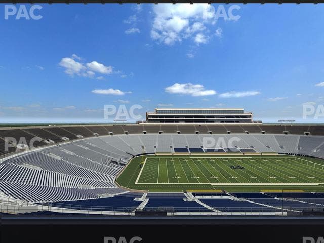 Notre Dame Stadium - Section Duncan Club 732 Seat View