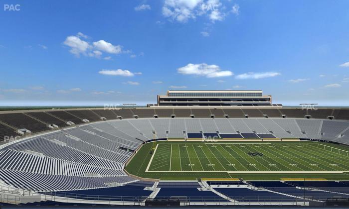 Notre Dame Stadium - Section Duncan Club 732 Seat View