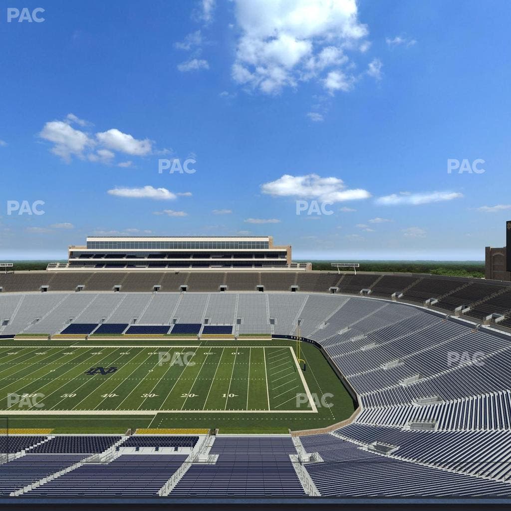 Notre Dame Stadium - Section Duncan Club 822 Seat View