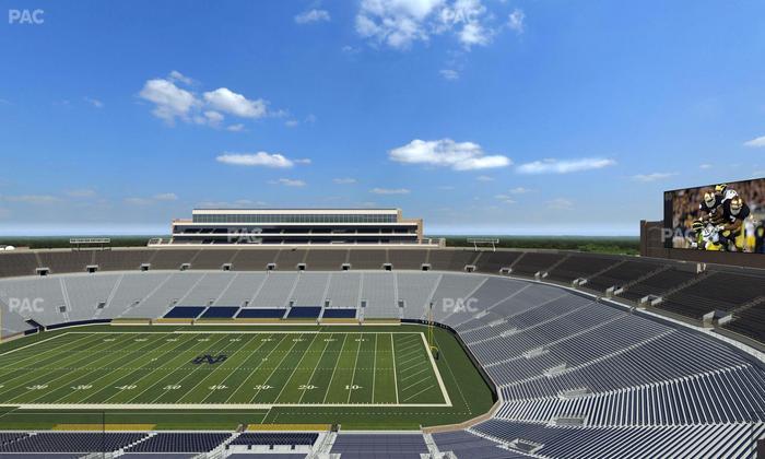 Notre Dame Stadium - Section Duncan Club 822 Seat View