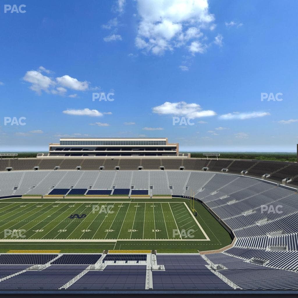 Notre Dame Stadium - Section Duncan Club 823 Seat View