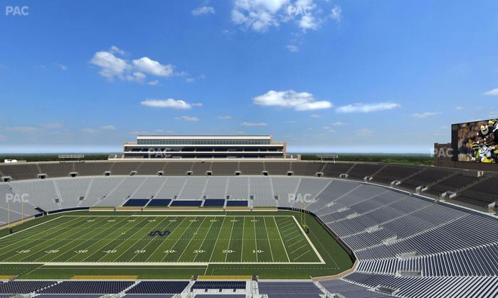 Notre Dame Stadium - Section Duncan Club 823 Seat View