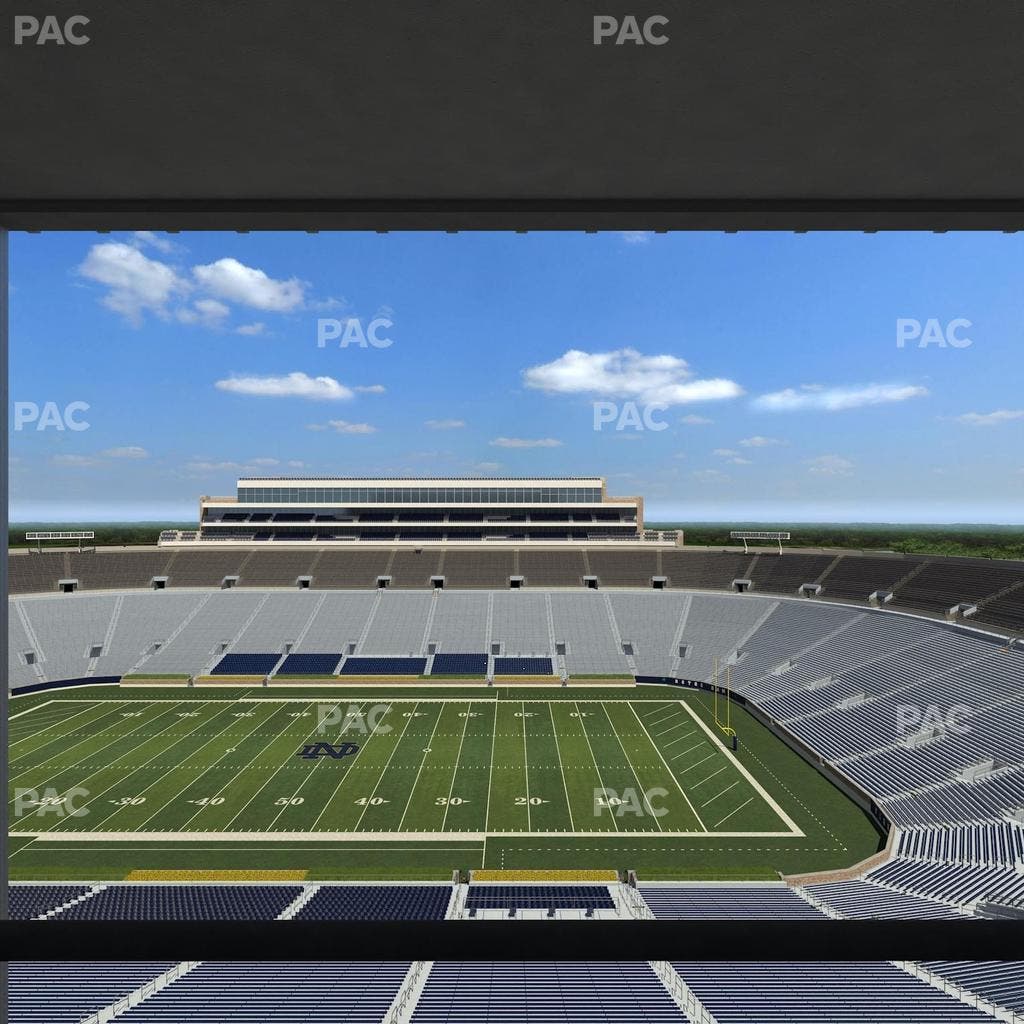 Notre Dame Stadium - Section Duncan Club 824 Seat View