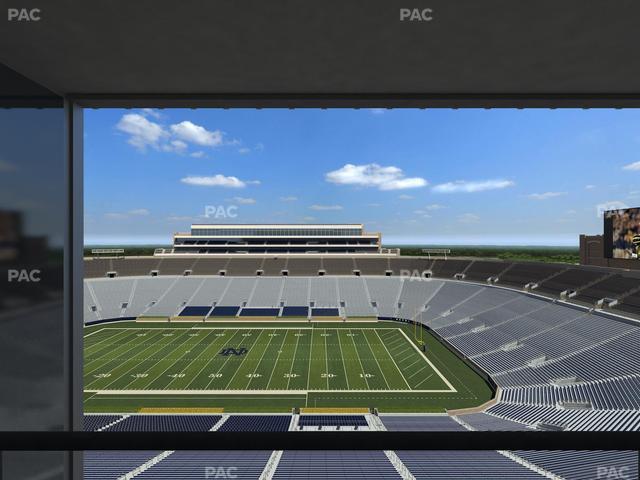 Notre Dame Stadium - Section Duncan Club 824 Seat View