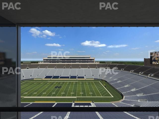 Notre Dame Stadium - Section Duncan Club 824 Seat View