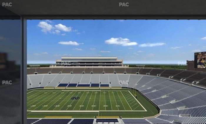 Notre Dame Stadium - Section Duncan Club 824 Seat View