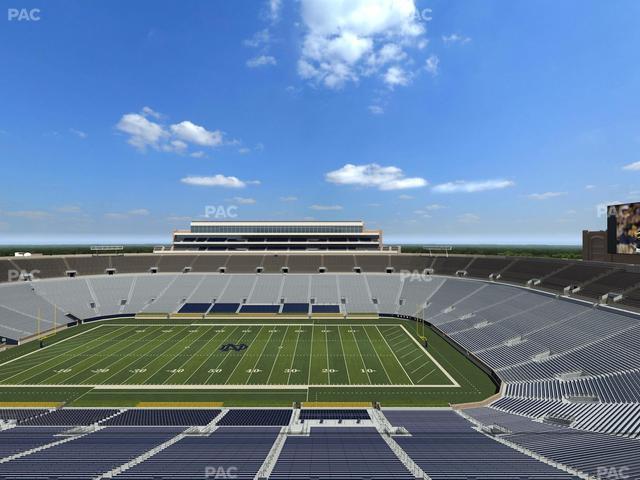 Notre Dame Stadium - Section Duncan Club 824 Seat View