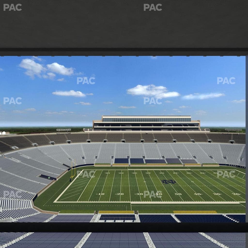 Notre Dame Stadium - Section Duncan Club 830 Seat View