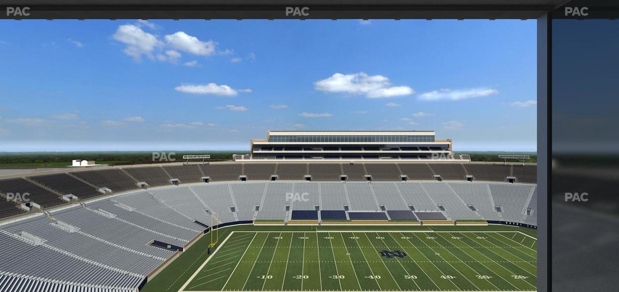 Notre Dame Stadium - Section Duncan Club 830 Seat View