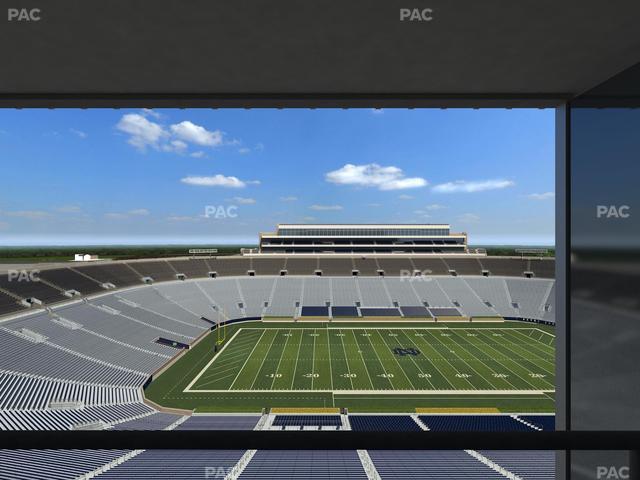 Notre Dame Stadium - Section Duncan Club 830 Seat View