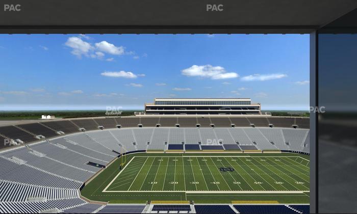 Notre Dame Stadium - Section Duncan Club 830 Seat View