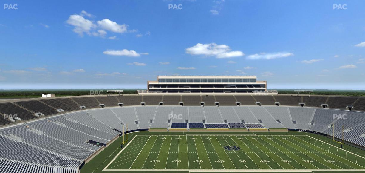 Notre Dame Stadium - Section Duncan Club 830 Seat View