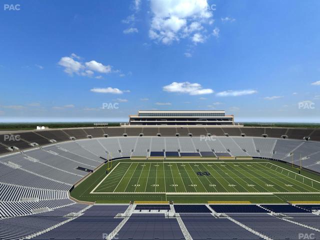Notre Dame Stadium - Section Duncan Club 830 Seat View