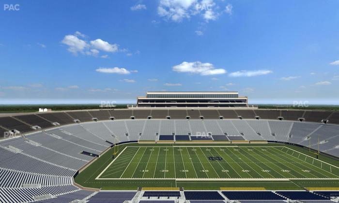 Notre Dame Stadium - Section Duncan Club 830 Seat View