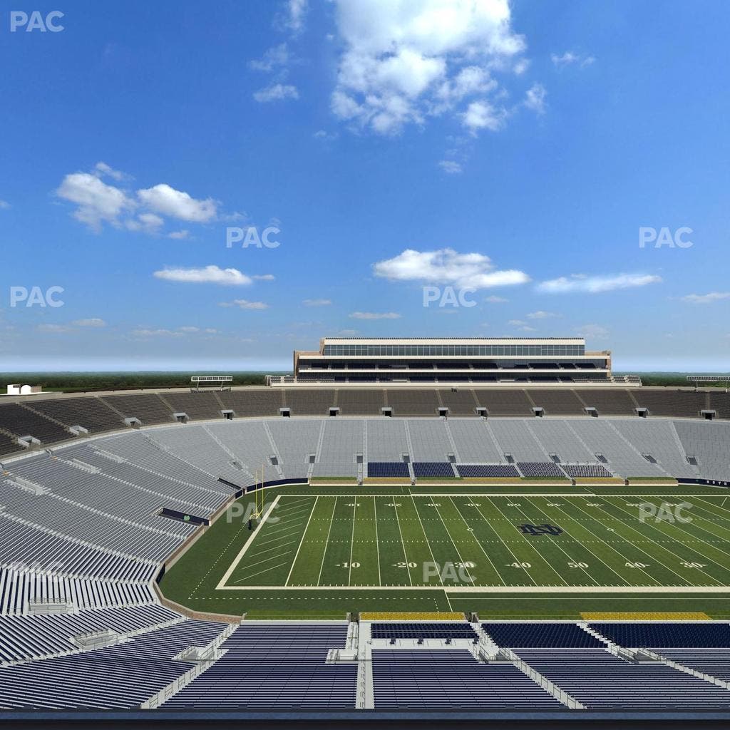 Notre Dame Stadium - Section Duncan Club 831 Seat View