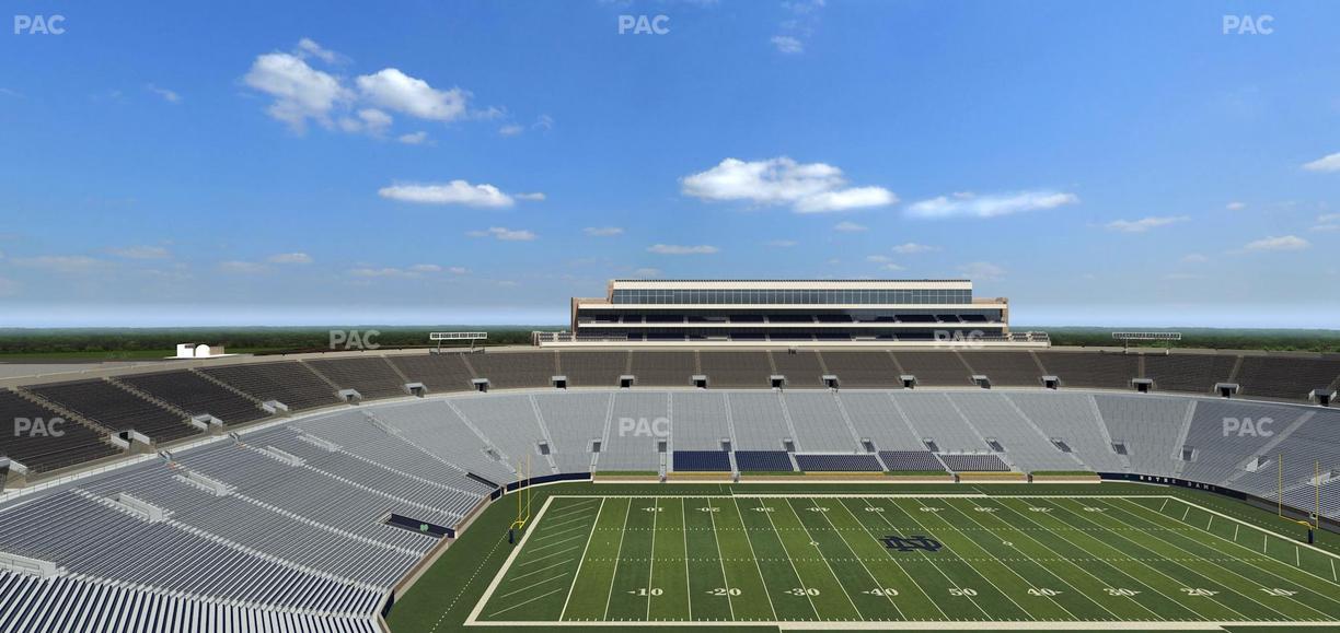 Notre Dame Stadium - Section Duncan Club 831 Seat View