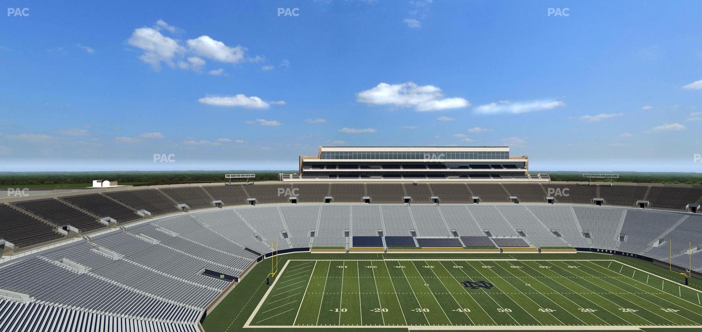 Notre Dame Stadium - Section Duncan Club 831 Seat View