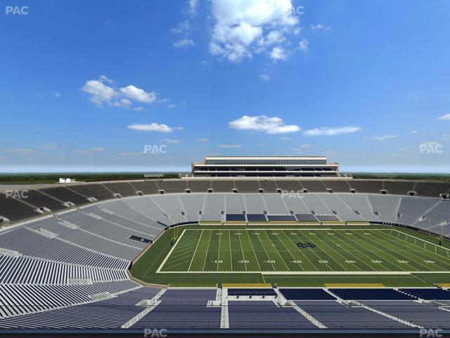 Notre Dame Stadium - Section Duncan Club 831 Seat View