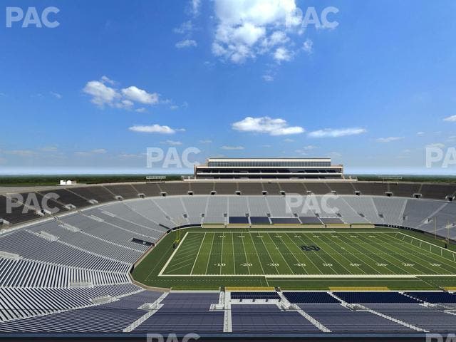 Notre Dame Stadium - Section Duncan Club 831 Seat View
