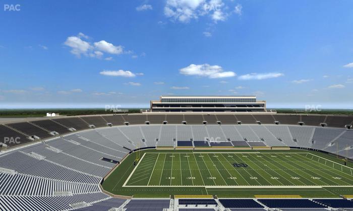 Notre Dame Stadium - Section Duncan Club 831 Seat View