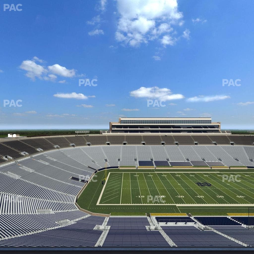 Notre Dame Stadium - Section Duncan Club 832 Seat View