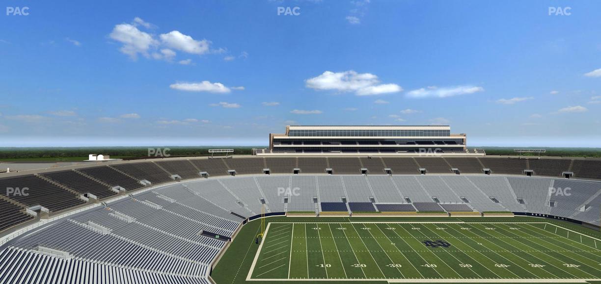 Notre Dame Stadium - Section Duncan Club 832 Seat View