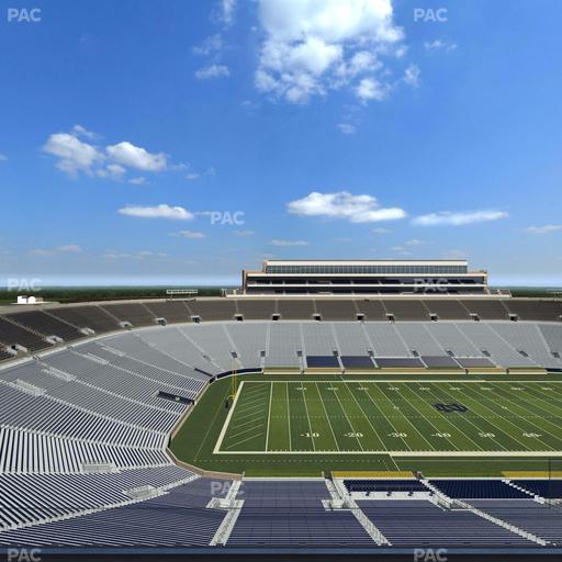 Notre Dame Stadium - Section Duncan Club 832 Seat View