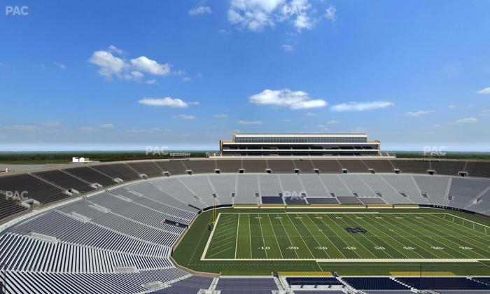 Notre Dame Stadium - Section Duncan Club 832 Seat View