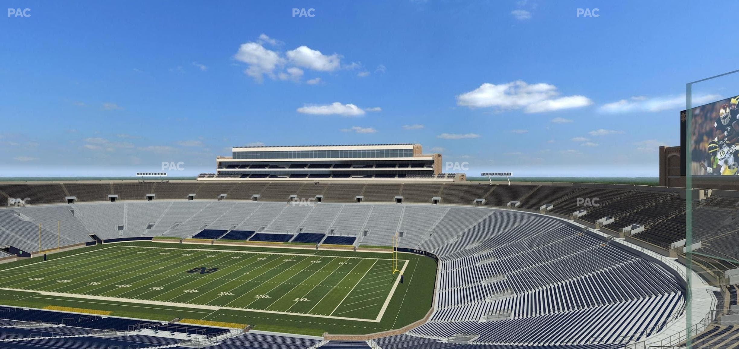 Notre Dame Stadium - Section Duncan Loge 720 Seat View