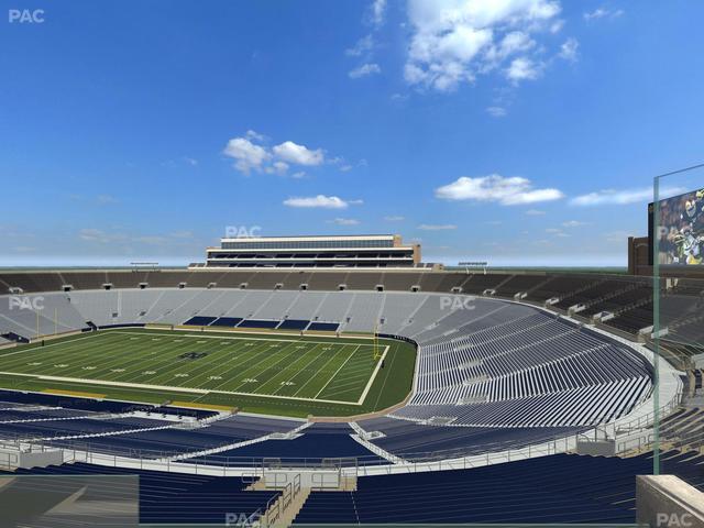 Notre Dame Stadium - Section Duncan Loge 720 Seat View